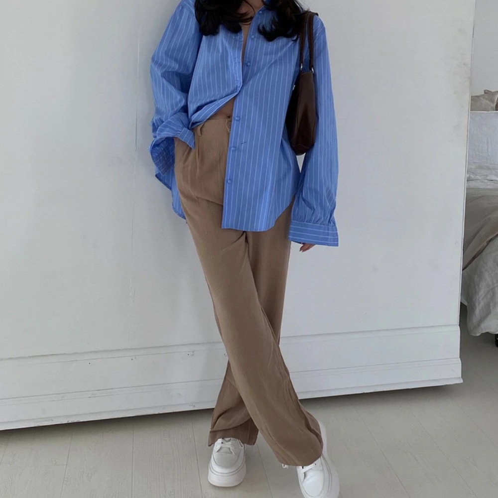 Princess Polly Brenda Pants Beige - Picture 1 of 4